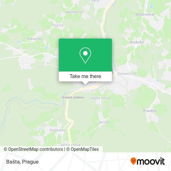 Карта Bašta