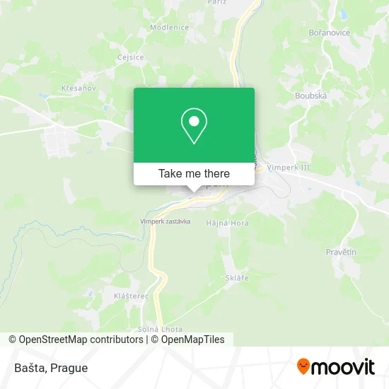 Карта Bašta