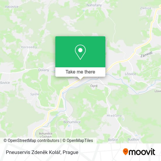 Pneuservis Zdeněk Kolář map