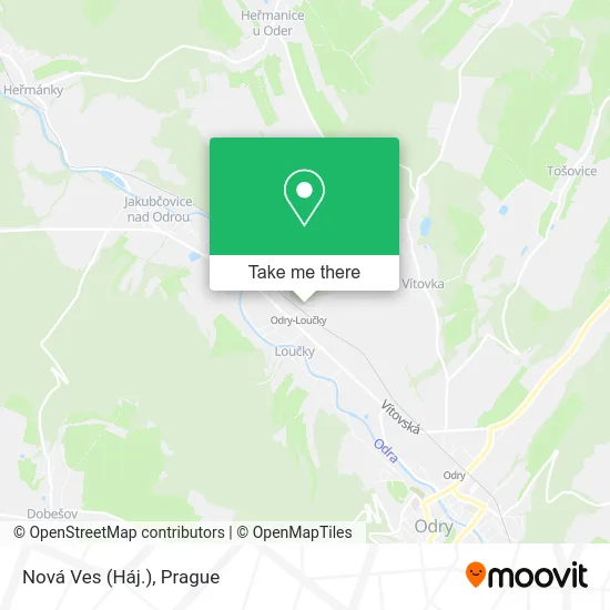 Карта Nová Ves (Háj.)