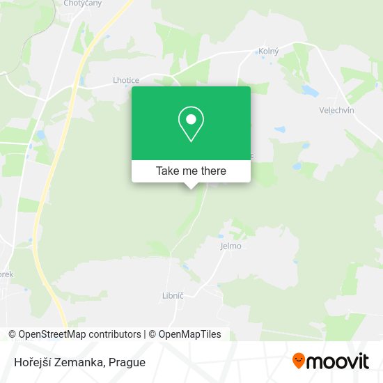 Hořejší Zemanka map