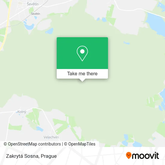 Карта Zakrytá Sosna