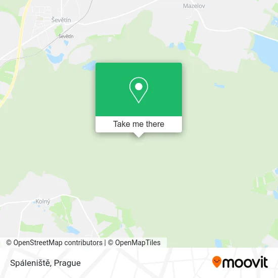 Карта Spáleniště