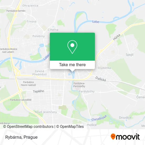 Карта Rybárna