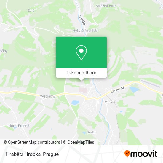 Hraběcí Hrobka map