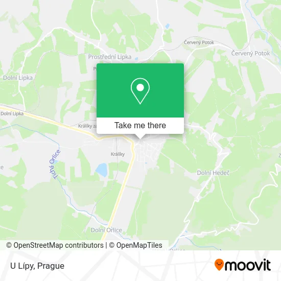 Карта U Lípy