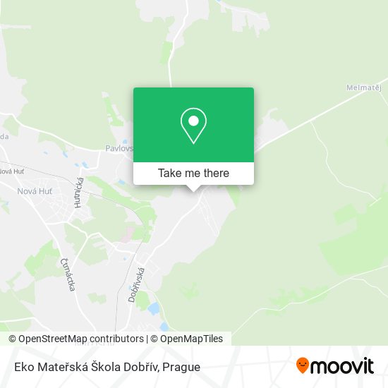 Eko Mateřská Škola Dobřív map