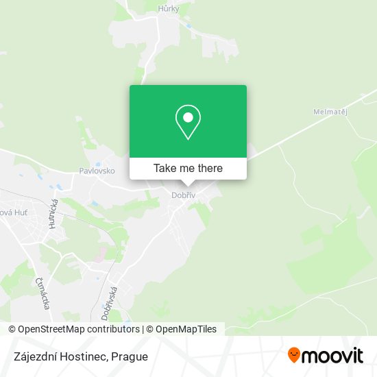 Zájezdní Hostinec map