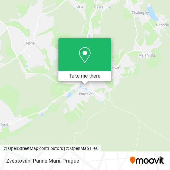 Zvěstování Panně Marii map