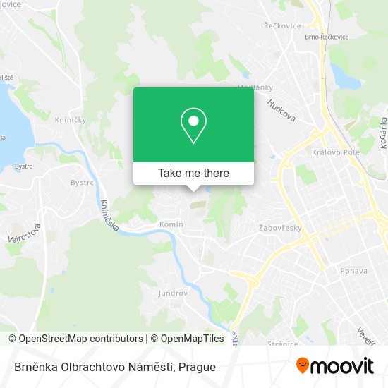 Brněnka Olbrachtovo Náměstí map