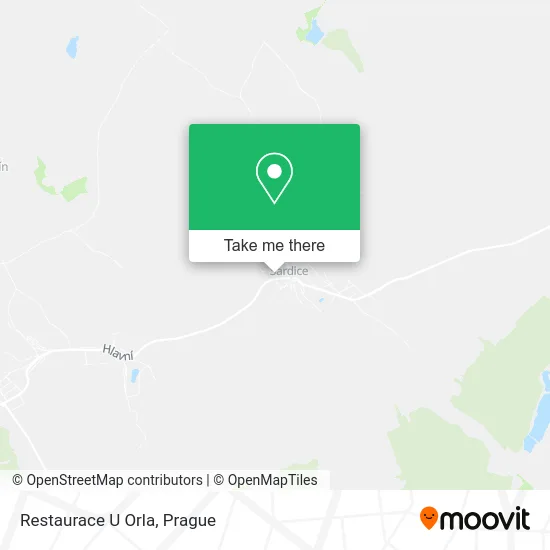 Карта Restaurace U Orla