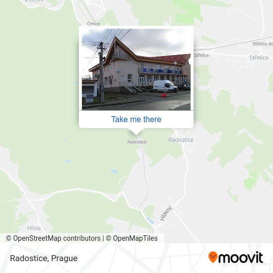 Карта Radostice