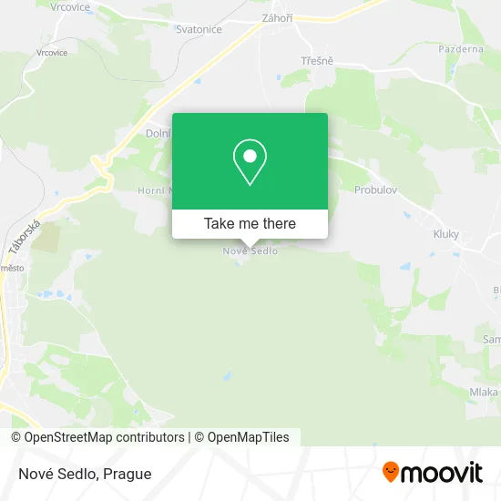 Карта Nové Sedlo