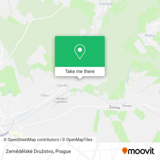 Zemědělské Družstvo map