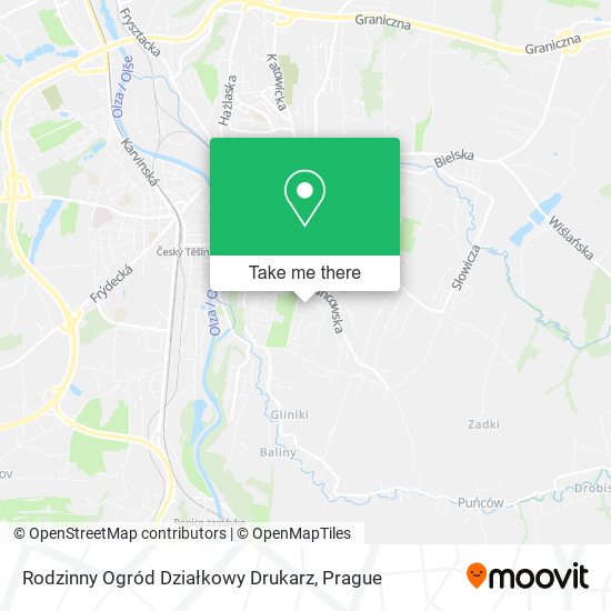 Rodzinny Ogród Działkowy Drukarz map