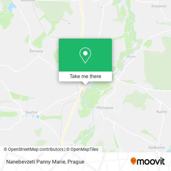 Карта Nanebevzetí Panny Marie