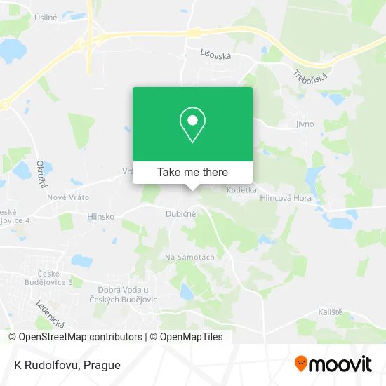 Карта K Rudolfovu