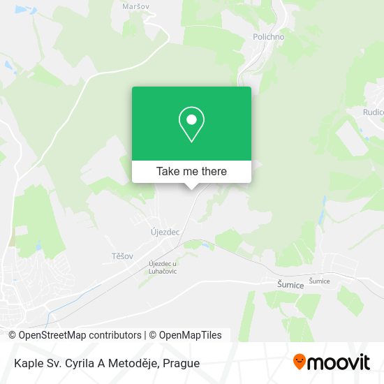 Kaple Sv. Cyrila A Metoděje map