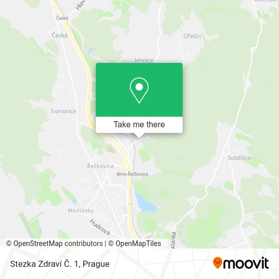 Stezka Zdraví Č. 1 map