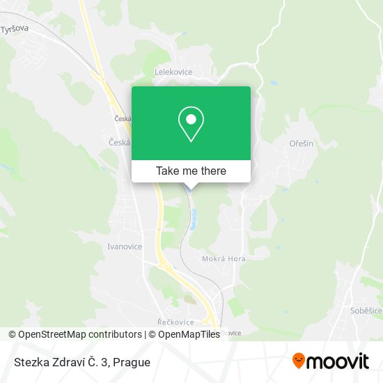 Stezka Zdraví Č. 3 map
