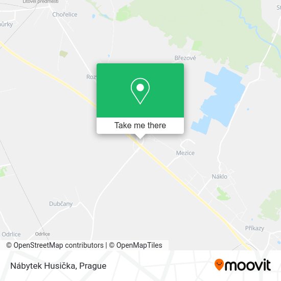 Nábytek Husička map