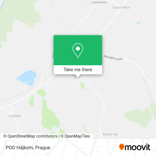 Карта POD Hájkom