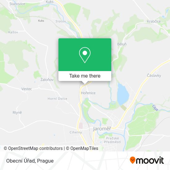 Obecní Úřad map
