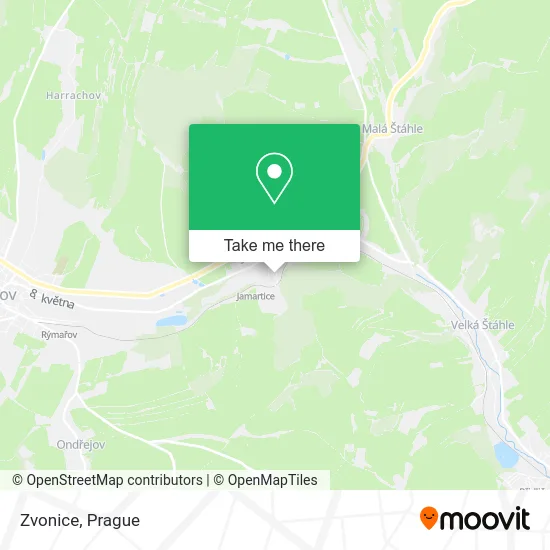 Карта Zvonice
