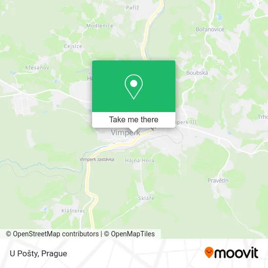 Карта U Pošty