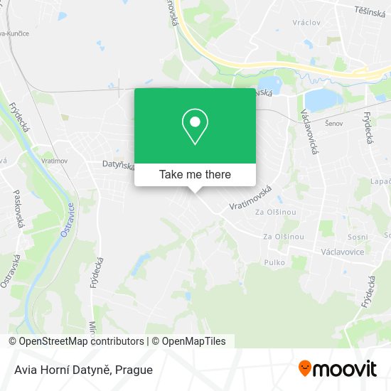 Avia Horní Datyně map