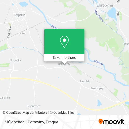 Карта Můjobchod - Potraviny