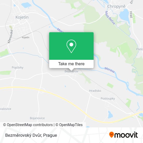 Bezměrovský Dvůr map