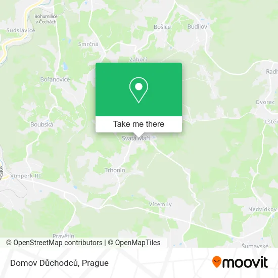 Карта Domov Důchodců