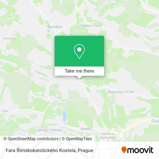 Fara Římskokatolického Kostela map