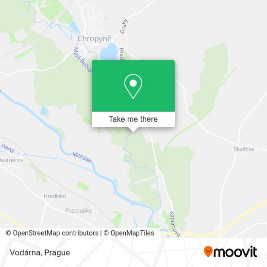 Карта Vodárna