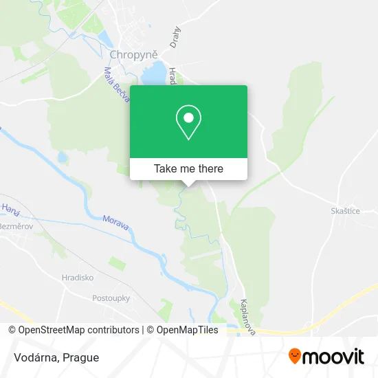 Карта Vodárna