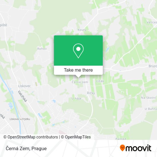 Карта Černá Zem