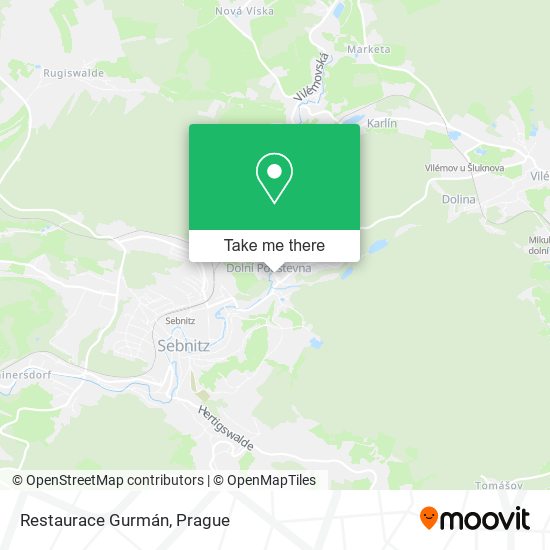 Карта Restaurace Gurmán