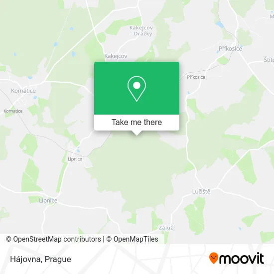 Карта Hájovna