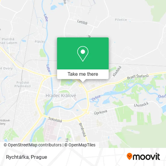 Карта Rychtářka