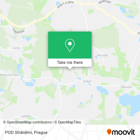 Карта POD Stráněmi