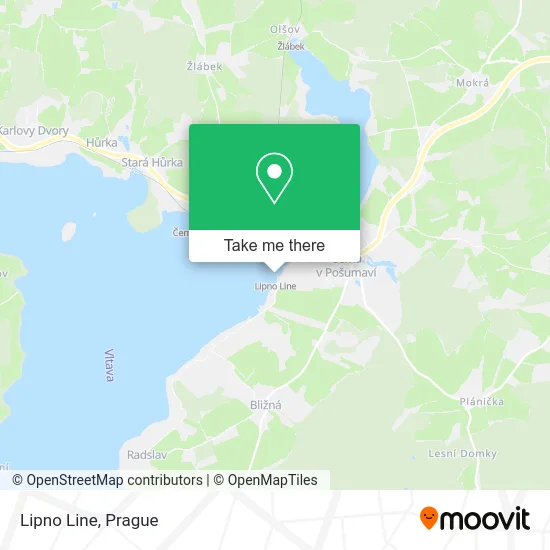 Карта Lipno Line