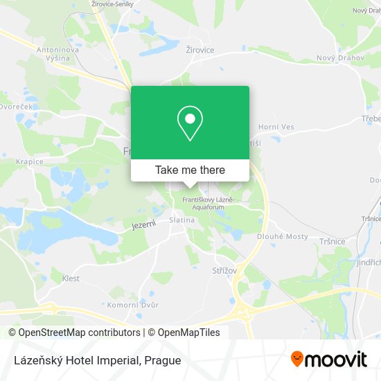 Lázeňský Hotel Imperial map