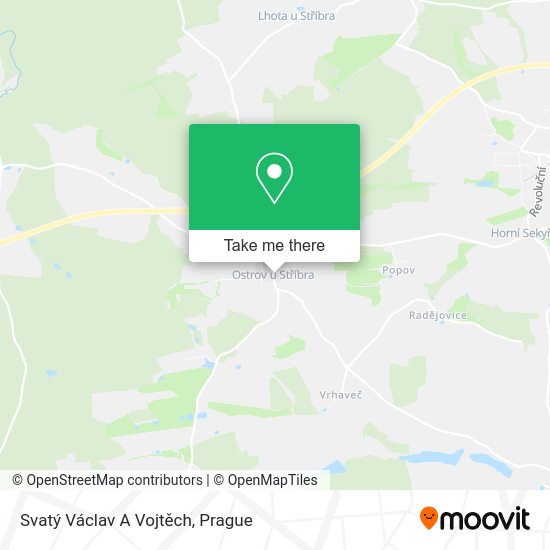 Svatý Václav A Vojtěch map