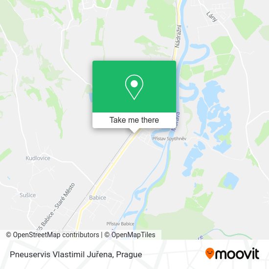 Pneuservis Vlastimil Juřena map