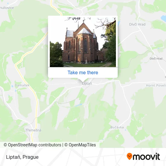 Карта Liptaň