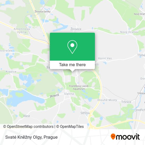 Svaté Kněžny Olgy map