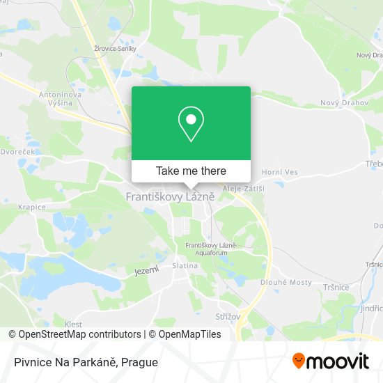 Pivnice Na Parkáně map