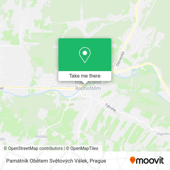 Památník Obětem Světových Válek map
