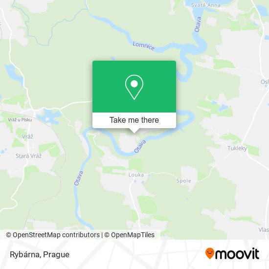 Карта Rybárna